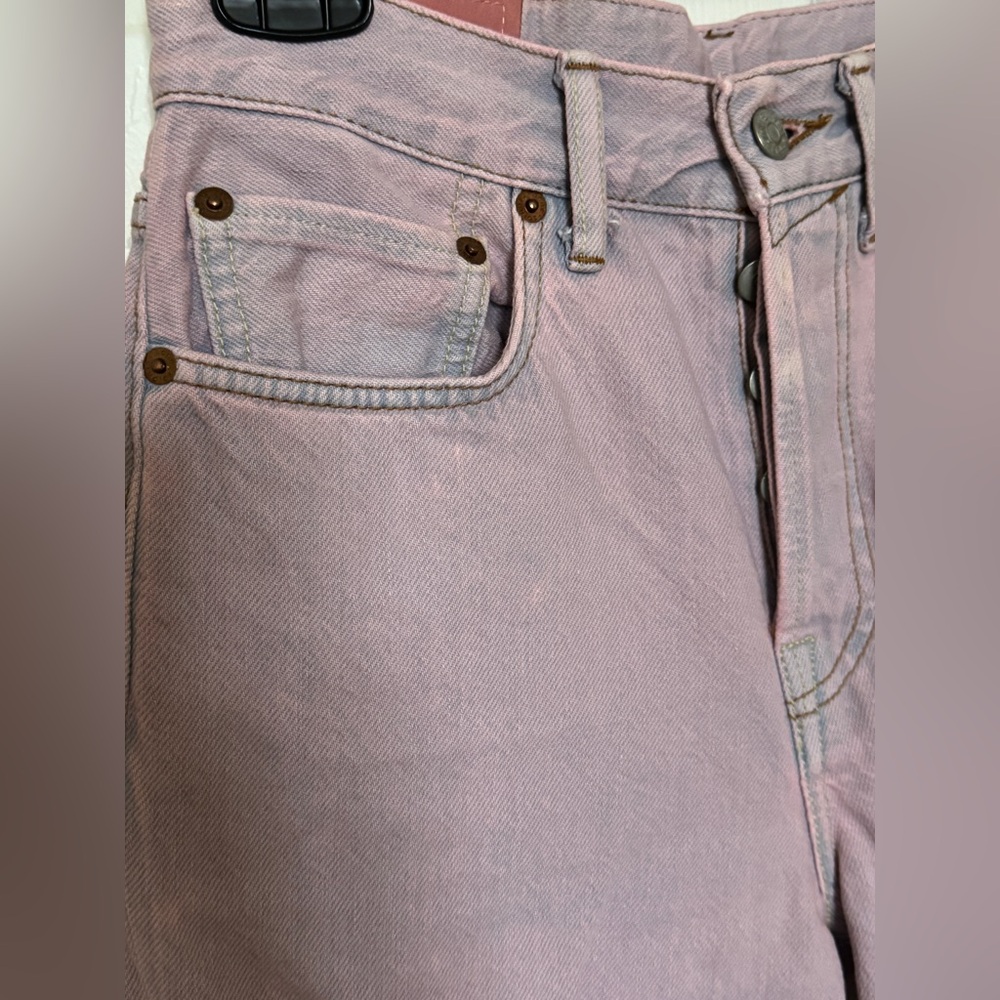 Acne Studios high rise Pink Washed Jeans - Picture 6 of 12
